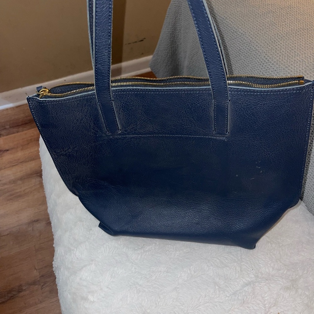 Mark & Graham Classic Navy Shoulder Bag